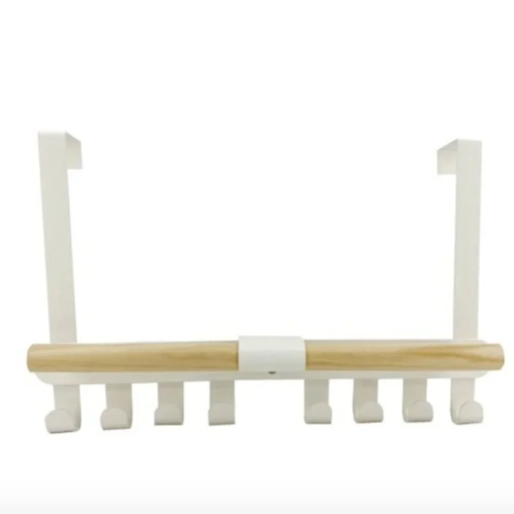Squared Away Over-the-Door Accessory Organizer in Blond/Coconut Milk